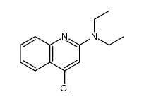 4-chloro-N,N-diethylquinolin-2-amine Structure