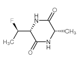 2,5-Piperazinedione,3-(1-fluoroethyl)-6-methyl-,[3R-[3-alpha-(R*),6-alpha-]]-(9CI) Structure