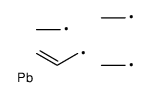 triethyl(prop-2-enyl)plumbane Structure