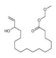 methoxymethyl 15-hydroxyheptadec-16-enoate结构式