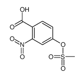 4-methylsulfonyloxy-2-nitrobenzoic acid Structure