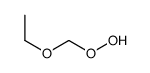 hydroperoxymethoxyethane Structure