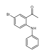 1-(5-bromo-2-(phenylamino)phenyl)ethanone Structure