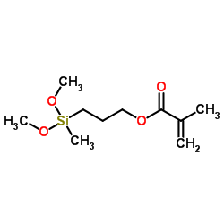 3-甲基丙烯酰氧基丙基甲基二甲氧基硅烷结构式