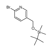 2-bromo-5-(tert-butyldimethylsilyloxy methyl)-pyridine Structure