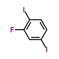 2-Fluoro-1,4-diiodobenzene Structure
