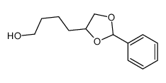 4-(2-phenyl-1,3-dioxolan-4-yl)butan-1-ol结构式