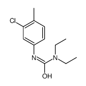 3-(3-chloro-4-methylphenyl)-1,1-diethylurea结构式