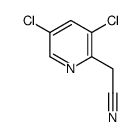 (3,5-Dichloro-2-pyridinyl)acetonitrile Structure