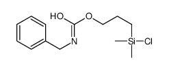 3-[chloro(dimethyl)silyl]propyl N-benzylcarbamate Structure