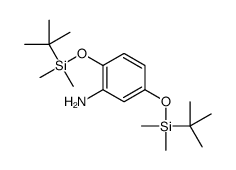 2,5-bis[[tert-butyl(dimethyl)silyl]oxy]aniline结构式