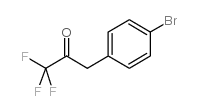 3-(4-溴苯基)-1, 1, 1-三氟-2-丙酮结构式