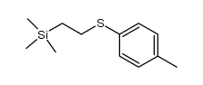 1-[(4-methylphenyl)sulfanyl]-2-(trimethylsilyl)ethane Structure