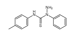 2-phenyl-4-p-tolylthiosemicarbazide结构式