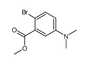 2-bromo-5-(dimethylamino)benzoic acid Methyl ester Structure