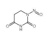 2,4(1H,3H)-Pyrimidinedione,dihydro-1-nitroso- Structure