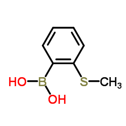 2-甲硫基苯硼酸结构式