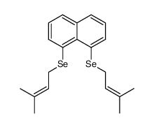 1,8-bis(3,3-dimethylallylseleno)naphthalene结构式