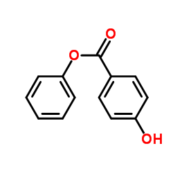 4-羟基苯甲酸苯酯结构式
