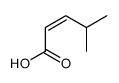 (Z)-4-methylpent-2-enoic acid Structure