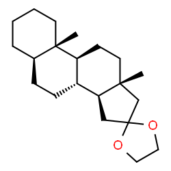 5α-Androstan-16-one ethylene acetal结构式