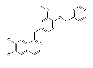 1-(4-(benzyloxy)-3-methoxybenzyl)-6,7-dimethoxyisoquinoline Structure