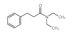 N,N-二乙基-3-苯基丙酰胺结构式