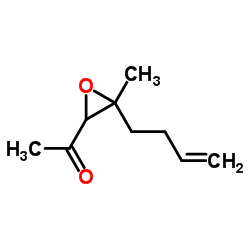 Ethanone, 1-[3-(3-butenyl)-3-methyloxiranyl]- (9CI) Structure