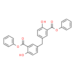 5,5'-Methylenedisalicylic acid diphenyl ester结构式
