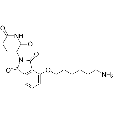 Thalidomide-O-C6-NH2结构式