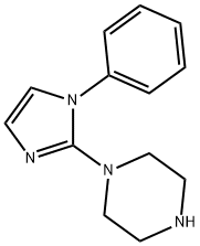 1-(1-phenyl-1H-imidazol-2-yl)Piperazine Structure