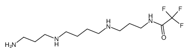 N-(3-((4-((3-aminopropyl)amino)butyl)amino)propyl)-2,2,2-trifluoroacetamide结构式