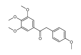 2-(4-methoxyphenyl)-1-(3,4,5-trimethoxyphenyl)ethanone结构式