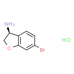 (S)-6-Bromo-2,3-dihydrobenzofuran-3-amine hydrochloride Structure