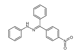 4-nitro-benzophenone-phenylhydrazone Structure