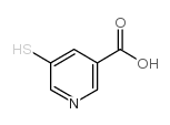 5-疏基吡啶-3-羧酸结构式
