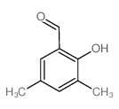 2-羟基-3,5-二甲基苯甲醛结构式