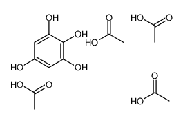 acetic acid,benzene-1,2,3,5-tetrol结构式