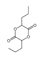 3,6-dipropyl-1,4-dioxane-2,5-dione structure