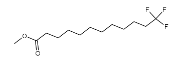 methyl 12,12,12-trifluorododecanoate结构式