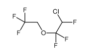 1,1,2-TRIFLUORO-2-CHLOROETHYL 2,2,2-TRIFLUOROETHYL ETHER Structure