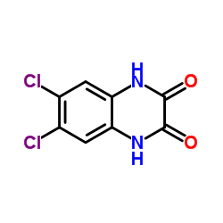 6,7-Dichloro-1,4-dihydroquinoxaline-2,3-dione Structure