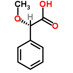 (S)-(+)-α-甲氧基苯乙酸结构式
