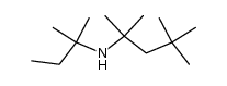 tert-Octyl-tert-pentylamine Structure