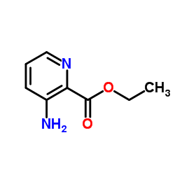 3-氨基吡啶-2-羧酸乙酯结构式