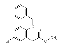 2-(2-(苄氧基)-5-溴苯基)乙酸甲酯结构式