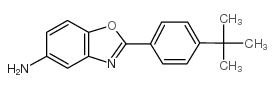 2-(4-叔丁基苯基)苯并噁唑-5-胺结构式