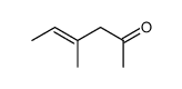 4-Hexen-2-one, 4-methyl-, (4E)- (9CI)结构式