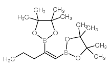 (E)-1-戊烯-1,2-二硼酸双(频哪醇)酯结构式