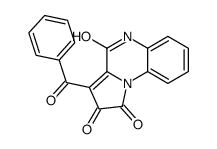 3-benzoyl-5H-pyrrolo[1,2-a]quinoxaline-1,2,4-trione Structure
